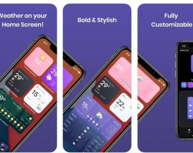 widget tiempo iphone colores personalizacion