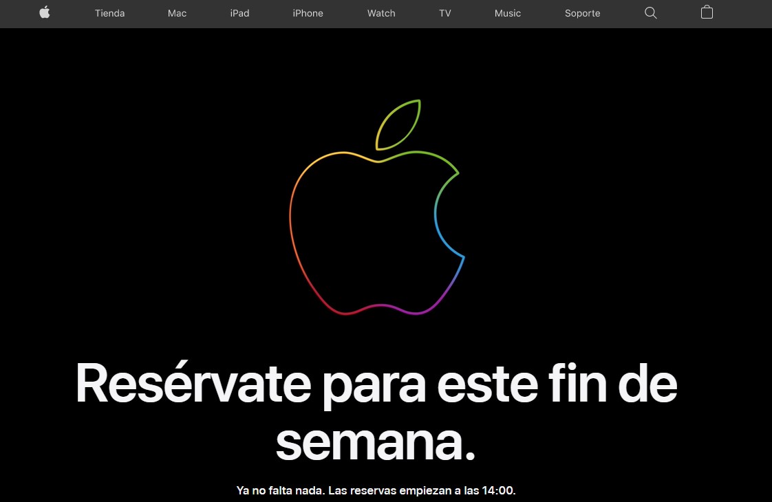 reservas iPhone 13 Pro web de Apple