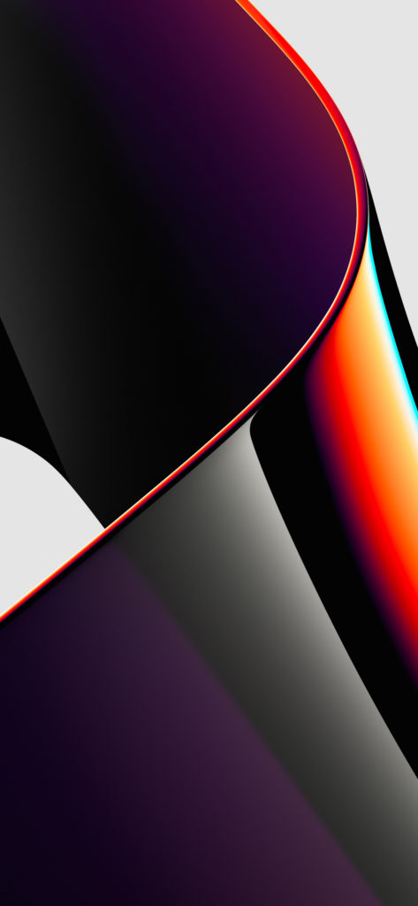 MacBook Pro advertising macOS Monterey wallpaper Chroma iPhone optimized AR72014 Space Gray Light