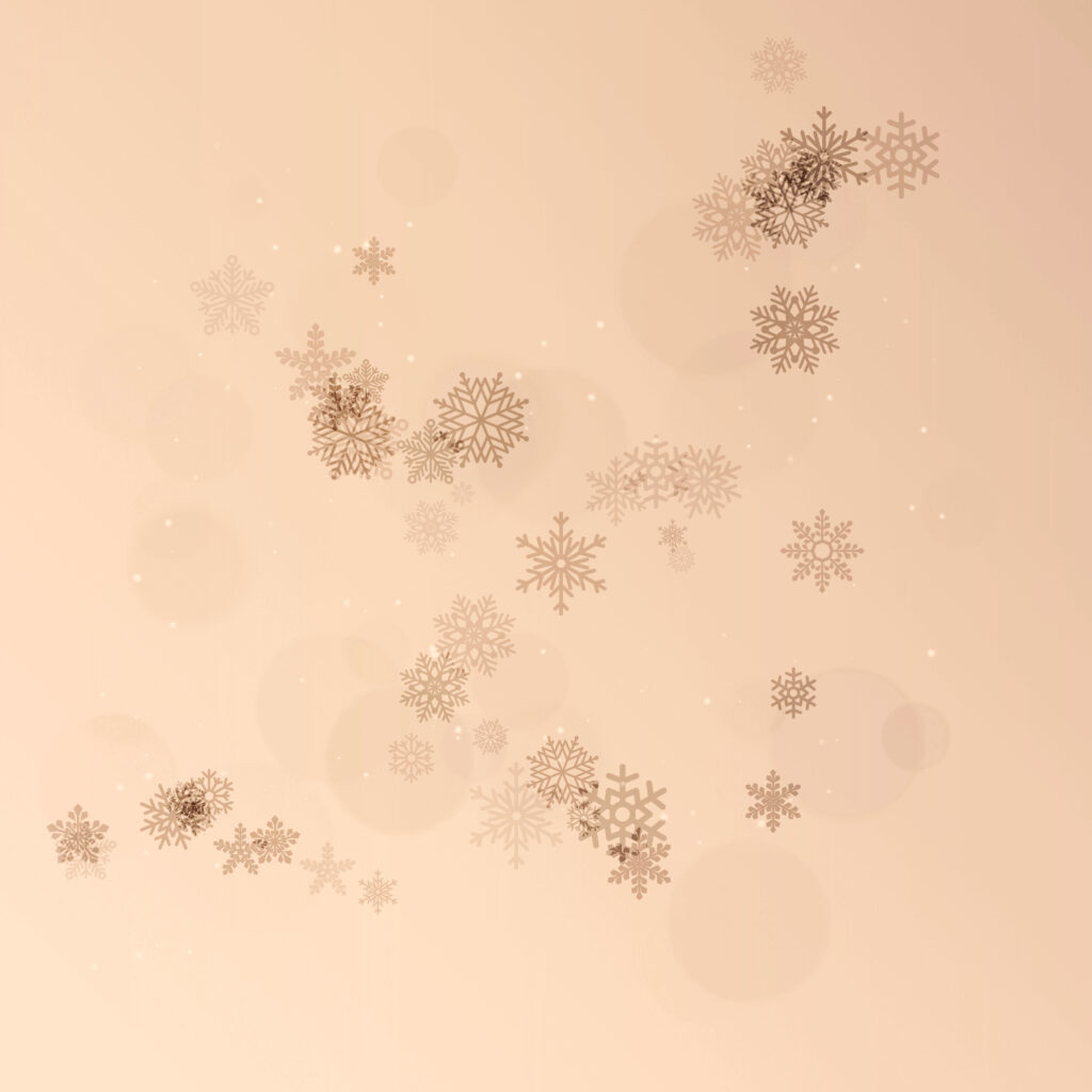 Golden snow flakes falling wallpaper for iPad