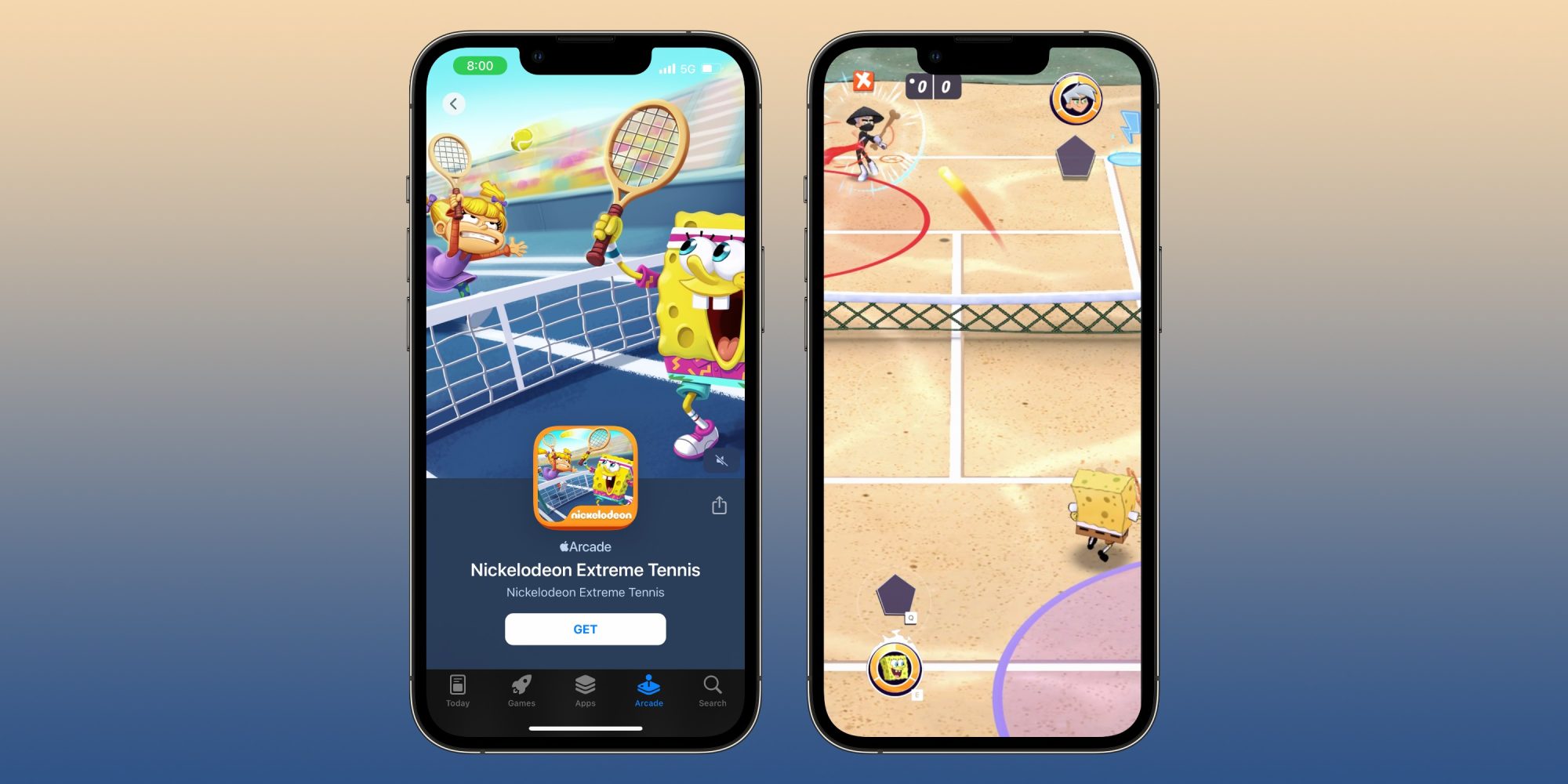 Nickelodeon Extreme Tenis Apple Arcade 2022