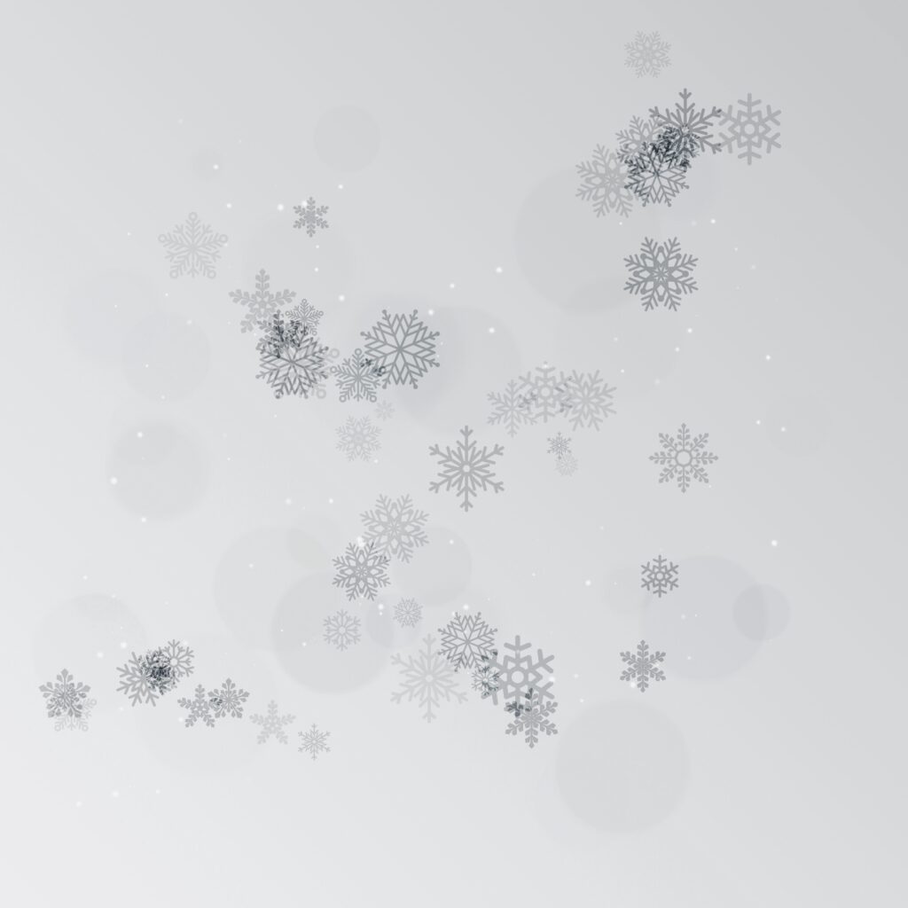 Silver falling snow wallpaper for iPad