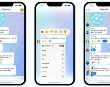 reacciones en Telegram iOS iPhone
