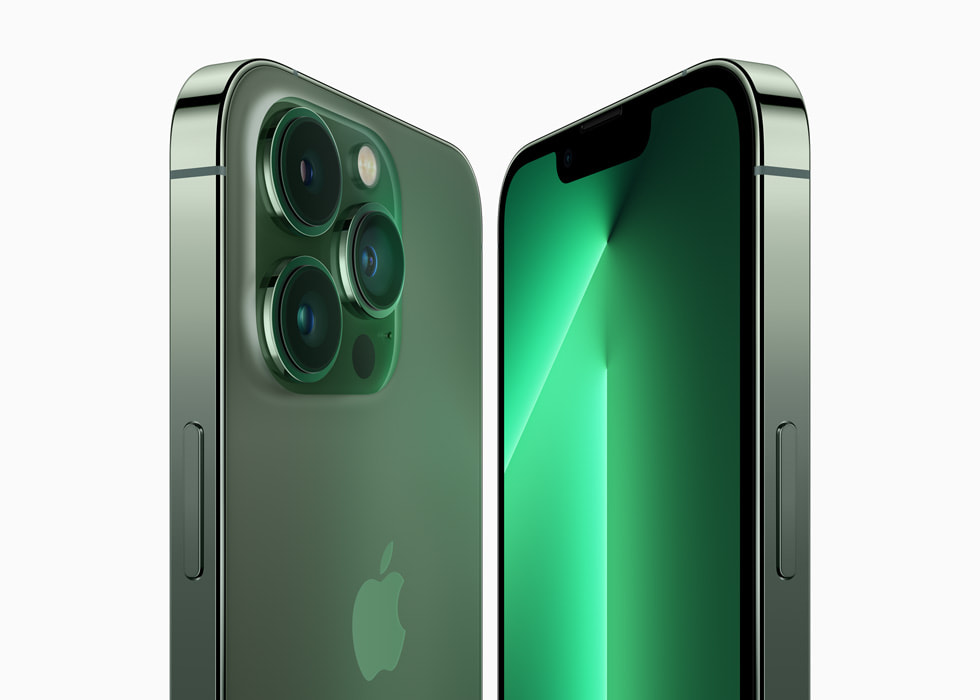 Descarga los fondos de pantalla del iPhone 13 y 13 Pro verdes