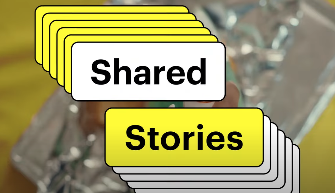 Snapchat historias compartidas