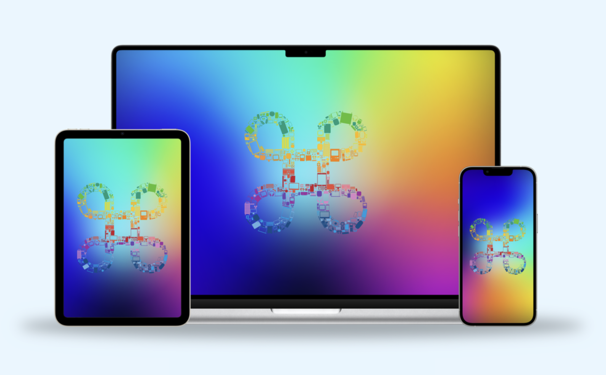 fondos de pantalla tecla comando colores Mac