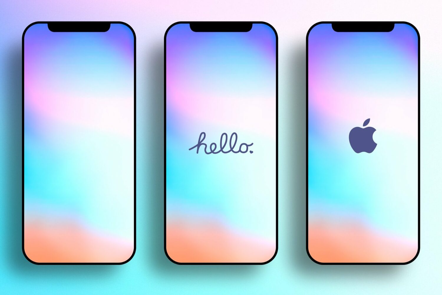 Apple Logo gradient wallpaper by iBidule