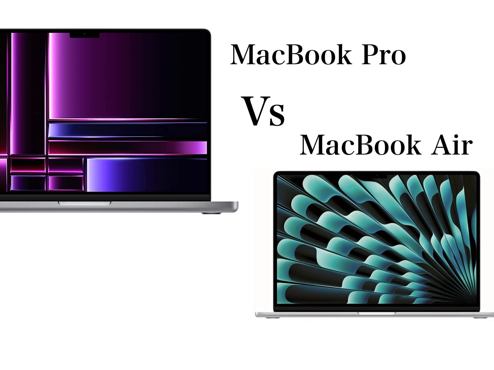 Comparativa MacBook Pro M2 Vs MacBook Air M2